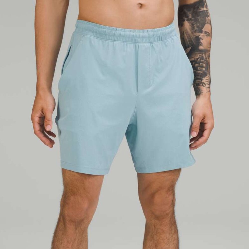 Lululemon Pace Breaker 7" Large Breeze Bluee